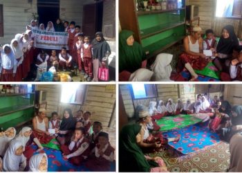 SDIT Muhammadiyah Manggeng Peduli Bantu Keluarga Pak Rahman