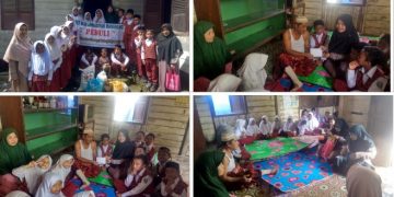 SDIT Muhammadiyah Manggeng Peduli Bantu Keluarga Pak Rahman