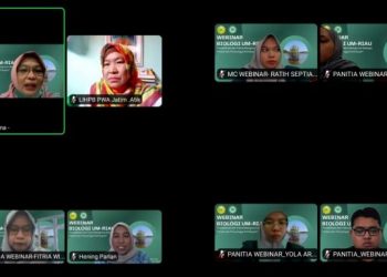 Webinar Biologi UM Riau: Pentingnya Rehabilitasi Mangrove sebagai Penyangga Kehidupan