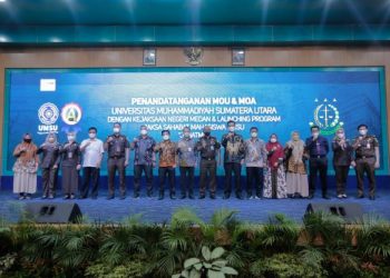 Tiga Prodi Pascasarjana UMSU Jalin kerjasama dengan Kejari Medan