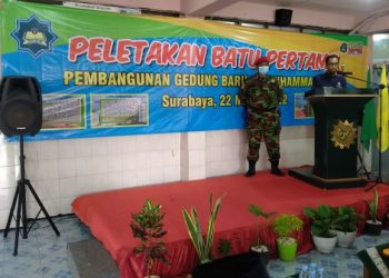 Kebutuhan Mendesak akan Ruangan Belajar, SD Muhammadiyah 3 Surabaya Gelar Peletakan Batu Pertama