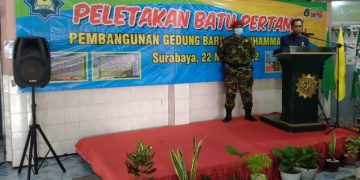 Kebutuhan Mendesak akan Ruangan Belajar, SD Muhammadiyah 3 Surabaya Gelar Peletakan Batu Pertama