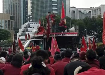 Tolak Penundaan Pemilu, Ribuan Kader IMM Kepung Istana