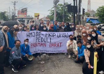 HMJ FKIP UMSU Gelar Aksi Peduli Korban Bencana Gempa Pasaman Barat
