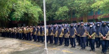 Pacu Prestasi, SMP Muhammadiyah 1 Medan Gelar Apel Besar