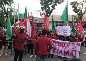 IMM Se-Sumbar Gelar Demo Tolak Penundaan Pemilu dan Kenaikan BBM