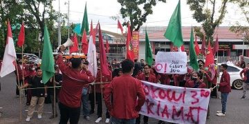 IMM Se-Sumbar Gelar Demo Tolak Penundaan Pemilu dan Kenaikan BBM