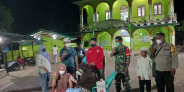BIN Sumut Gelar Vaksinasi Booster di Masjid Batang Angkola Tapsel