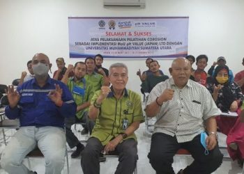 Fakultas Teknik UMSU dan pH Value (Japan)  LTD Laksanakan Pelatihan Cotting Corrosion