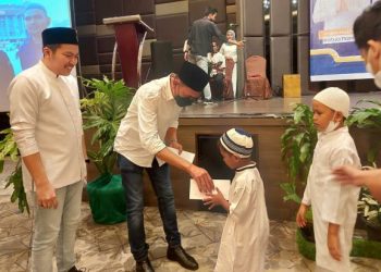 DPD Garda Pemuda NasDem Kota Medan Gelar Bukber dan Santuni Anak Yatim