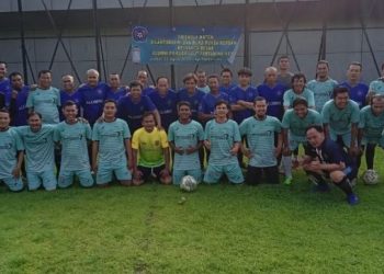 Jalin Silaturahim, Alumni Kuda Laut FC dan Pertamin Gelar Pertandingan Persahabatan