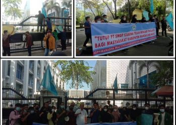 Desak Beri Sanksi Tegas kepada SMGP, IMA MADINA Demo DPRD Sumut