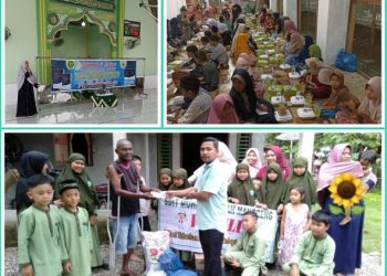 Launching Buku, Santunan Anak Yatim dan SDIT Peduli Meriahkan Rangkaian Bukber Keluarga Besar SDIT Muhammadiyah Manggeng