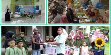 Launching Buku, Santunan Anak Yatim dan SDIT Peduli Meriahkan Rangkaian Bukber Keluarga Besar SDIT Muhammadiyah Manggeng