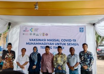 Muhammadiyah Kota Tebing Tinggi Laksanakan Vaksinasi Massal