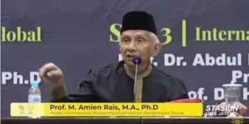 Prof Amien Rais Ingatkan PP Muhammadiyah Jangan Terlalu Sering Keluar-Masuk Istana