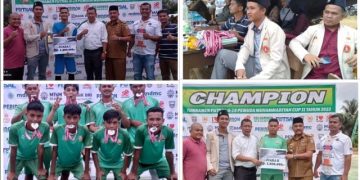 Turnamen Futsal Pemuda Muhammadiyah Cup II 2022 PCPM Silaping, Gembirakan Generasi Muda Perbatasan Sumbar-Sumut