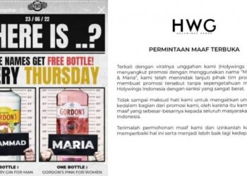 Minta Maaf, Holywings Berkilah Promosi Berbau SARA itu Tanpa Sepengetahuan Manajemen