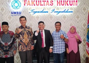 Ketua Dewan Sengketa Indonesia Kunjungi Fakultas Hukum UMSU