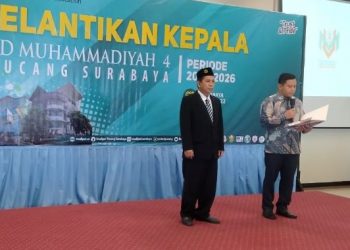 Edy Susanto Resmi Jadi Nakhoda SD Muhammadiyah 4 Pucang Surabaya