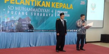 Edy Susanto Resmi Jadi Nakhoda SD Muhammadiyah 4 Pucang Surabaya