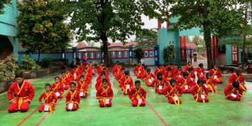 Tapak Suci Pimda 311 Muratara Gelar Ujian Kenaikan Tingkat