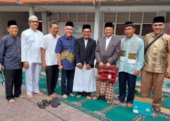 Khutbah Idul Adha PCM Teladan, Dr Munawir Pasaribu MA Sampaikan Pentingnya Meneladani Nabi Ibrahim dalam Keluarga