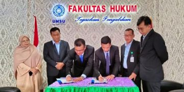 Perkuat Sinergitas Program MBKM, Fakultas Hukum dan FIKTI UMSU Jalin Kerjasama