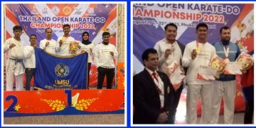 Mahasiswa UMSU Raih Mendali Emas di Thailand Open Karate-Do Championship 2022