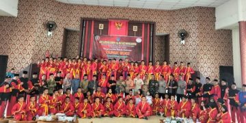 Satukan Pikiran Menuju Ogan Ilir Bangkit, Pengurus Tapak Suci Pimda 240 Dilantik