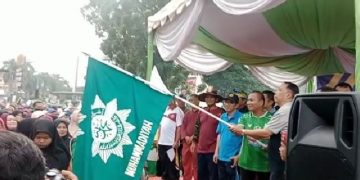 Songsong Muktamar, Angkatan Muda Muhamadiyah Sumut Gelar Jalan Sehat