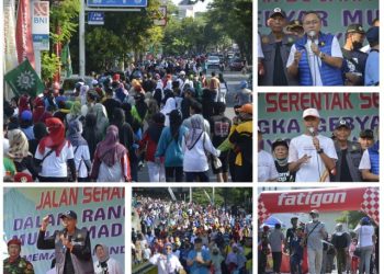 Songsong Muktamar, Muhammadiyah Jateng Selenggarakan Kegiatan Jalan Sehat