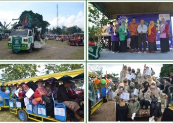 Jelang Muktamar 48 Muhammadiyah ‘Aisyiyah, 1500 Peserta Semarakkan Pawai Ta’aruf PCM Pleret