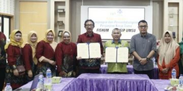 Tingkatkan Kapasitas, FISIP UMSU~FISHUM UIN Sunan Kalijaga Tandatangan PKS