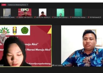 PK IMM FP UM Palembang Laksanakan Webinar Literasi Catatan Tinta Emas dari Narasi menuju Aksi