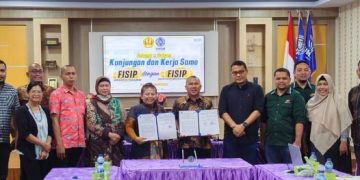 Bangun Kolaborasi, FISIP UMSU dan FISIP UNPAD Tanda Tangan PKS
