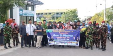 Luar Biasa! 4 Penggembira Muktamar dari Kalteng Berangkat ke Solo Naik Sepeda