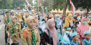 Jelang Muktamar 48, Muhammadiyah & ‘Aisyiyah Tuban Kota Gelar Pawai Ta’aruf dan Bazar