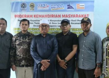 UMSU Laksanakan Program Peningkatan Ekonomi Masyarakat nelayan di Desa Jaring Halus