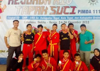 Santri MBS Wanasari Brebes Persembahkan 10 Medali dari Ajang Kejurda Tapak Suci Tegal