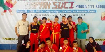 Santri MBS Wanasari Brebes Persembahkan 10 Medali dari Ajang Kejurda Tapak Suci Tegal