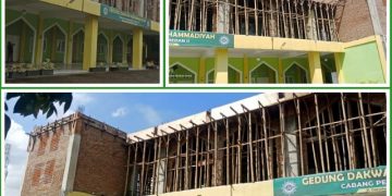 Alhamdulillah, PCM Perumnas Medan II Lanjutkan Pengecoran Lantai III Gedung Dakwah