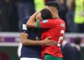 {Foto} Mbappe kepada Hakimi: Jangan Sedih Bro!