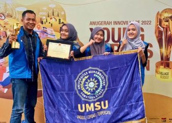 Diikuti 1.442 Peserta, Tim Mahasiswa FISIP UMSU Juara 1 Anugerah Innovilage 2022