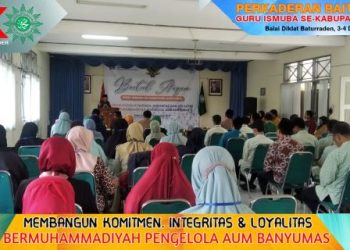 MPK dan Majelis Dikdasmen PDM Banyumas Bersinergi Gelar Baitul Arqam bagi Guru Ismuba 