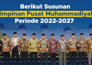 Ini Susunan dan Pembidangan PP Muhammadiyah Periode 2022-2027