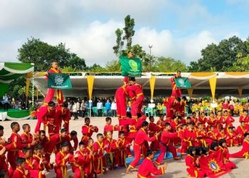 Tapak Suci Prabumulih Tampilkan Atraksi Memukau pada Pembukaan Muswil Muhammadiyah ‘Aisyiyah Sumsel