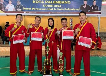 Tapak Suci Pimda 024 Palembang Raih Prestasi di Kejurkot 2023