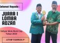 Hebat! Santri SMP MBS Bumiayu Raih Juara 1 Lomba Adzan Mutubumi Cup 2