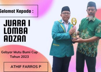 Hebat! Santri SMP MBS Bumiayu Raih Juara 1 Lomba Adzan Mutubumi Cup 2